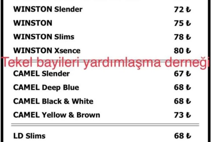 JTI SİGARA GRUBU GÜNCEL ZAM